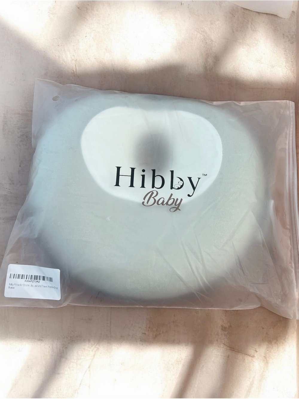 Gray Infant Head Support Pillow - Gray